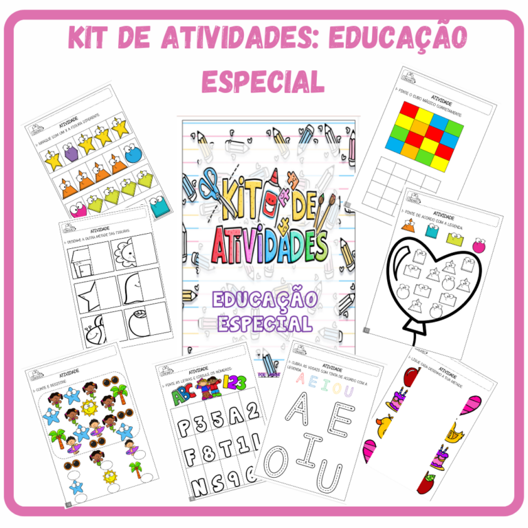 Kit De Atividades Educa O Especial Prof Amanda Ramalho