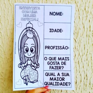 Atividade: Entrevista interativa dia da mulher