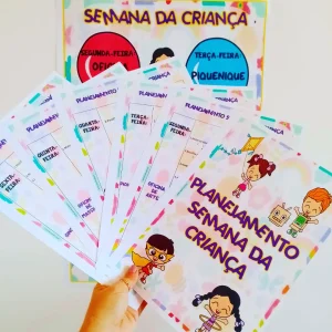 Planejamento + cartazes: Semana da criança