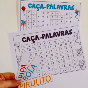 Caça- palavras: Dia das crianças