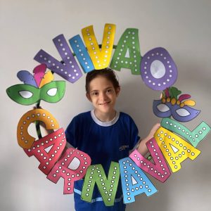 Moldura para bambolê carnavalesca
