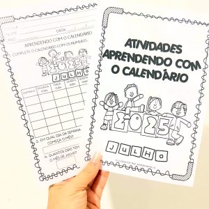 Atividades: Aprendendo com o calendário de julho
