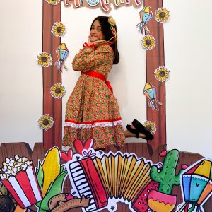 Cenário junino para fotos
