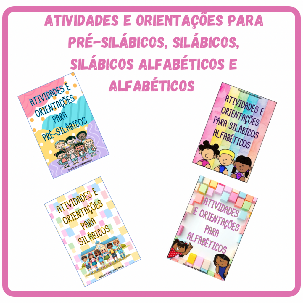 Kit de atividades completo para cada nível de escrita – Prof Amanda ramalho