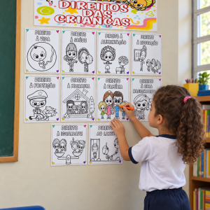 Painel + atividade: Direitos das crianças