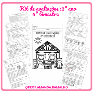 Kit: Avaliações 2º ano: 4º bimestre 2025