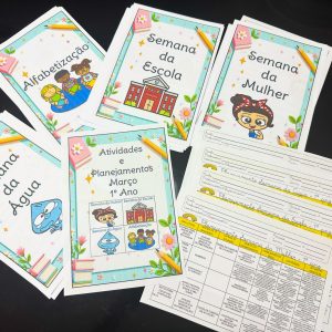 Kit de atividades + planos de aula para o 1º ano: Março