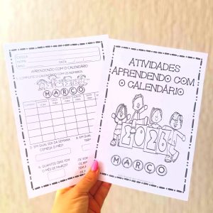 Atividades: Aprendendo com o calendário de março
