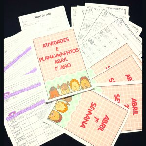 Kit de atividades + planos de aula para o 1º ano: Abril