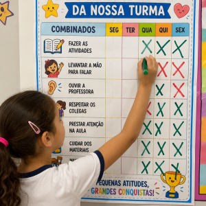 Cartaz: Combinados da turma