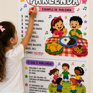 Cartaz + atividades: Parlenda