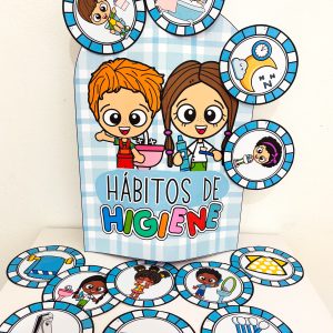 Luva + atividades: Hábitos de higiene