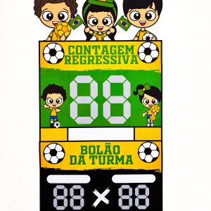 Cartaz: Contar e torcer