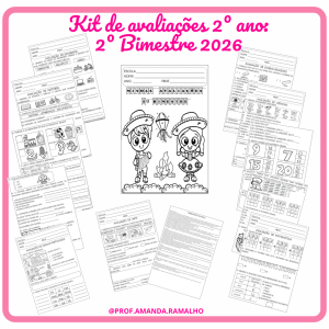 Kit de avaliações para o 2º ano: 2º bimestre 2026