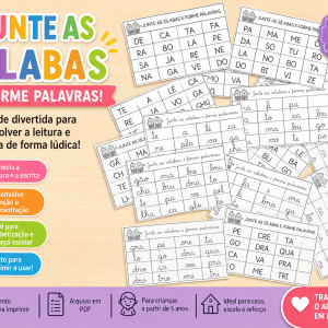 Fichas das sílabas