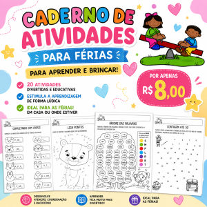 Caderno de atividades: Para aprender e brincar