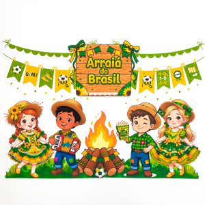 Painel: Arraiá do Brasil