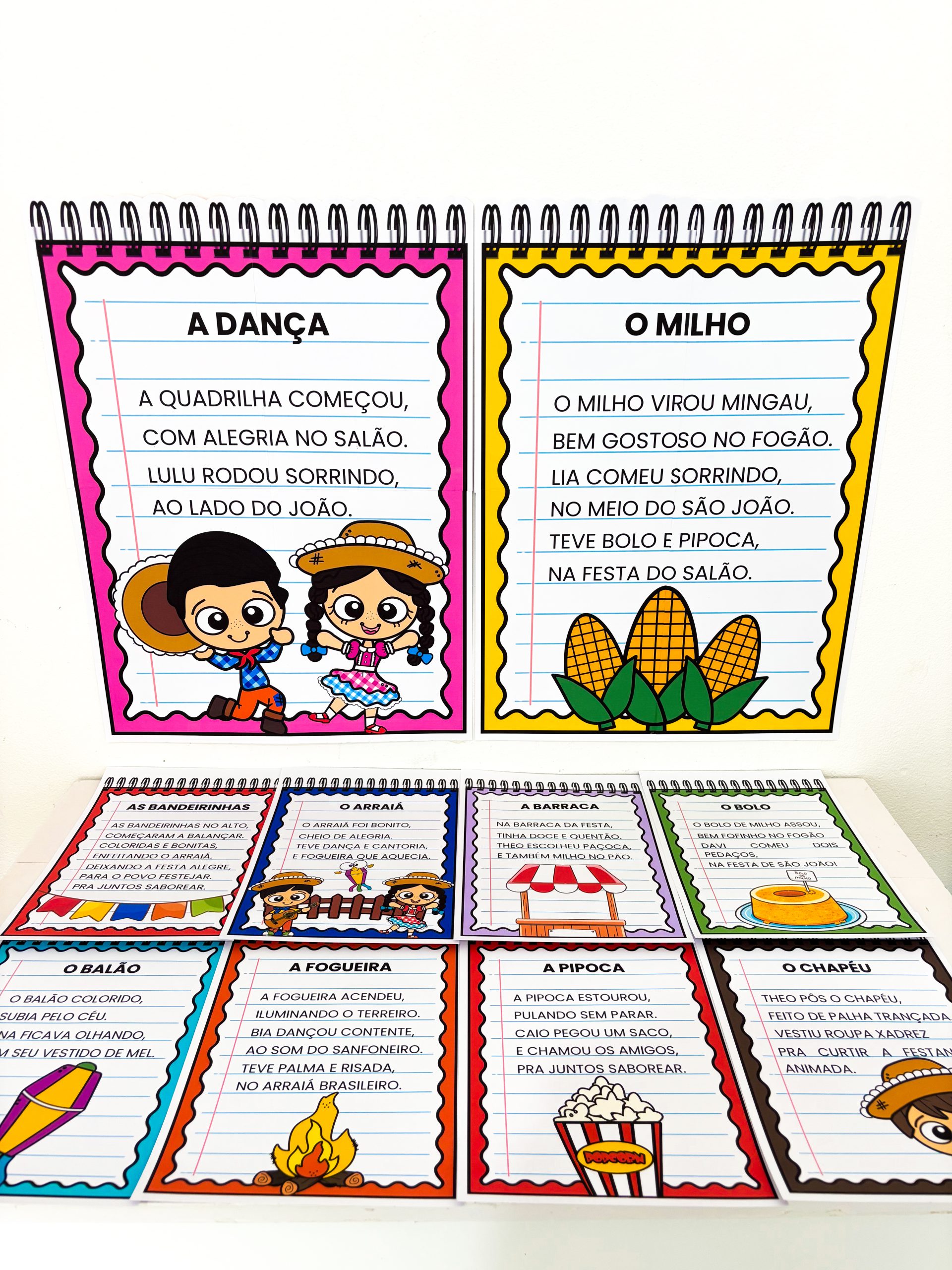 Cartazes: Pequenos textos juninos