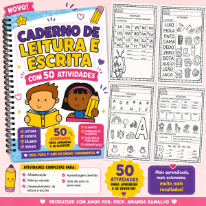 Caderno de leitura e escrita 2026
