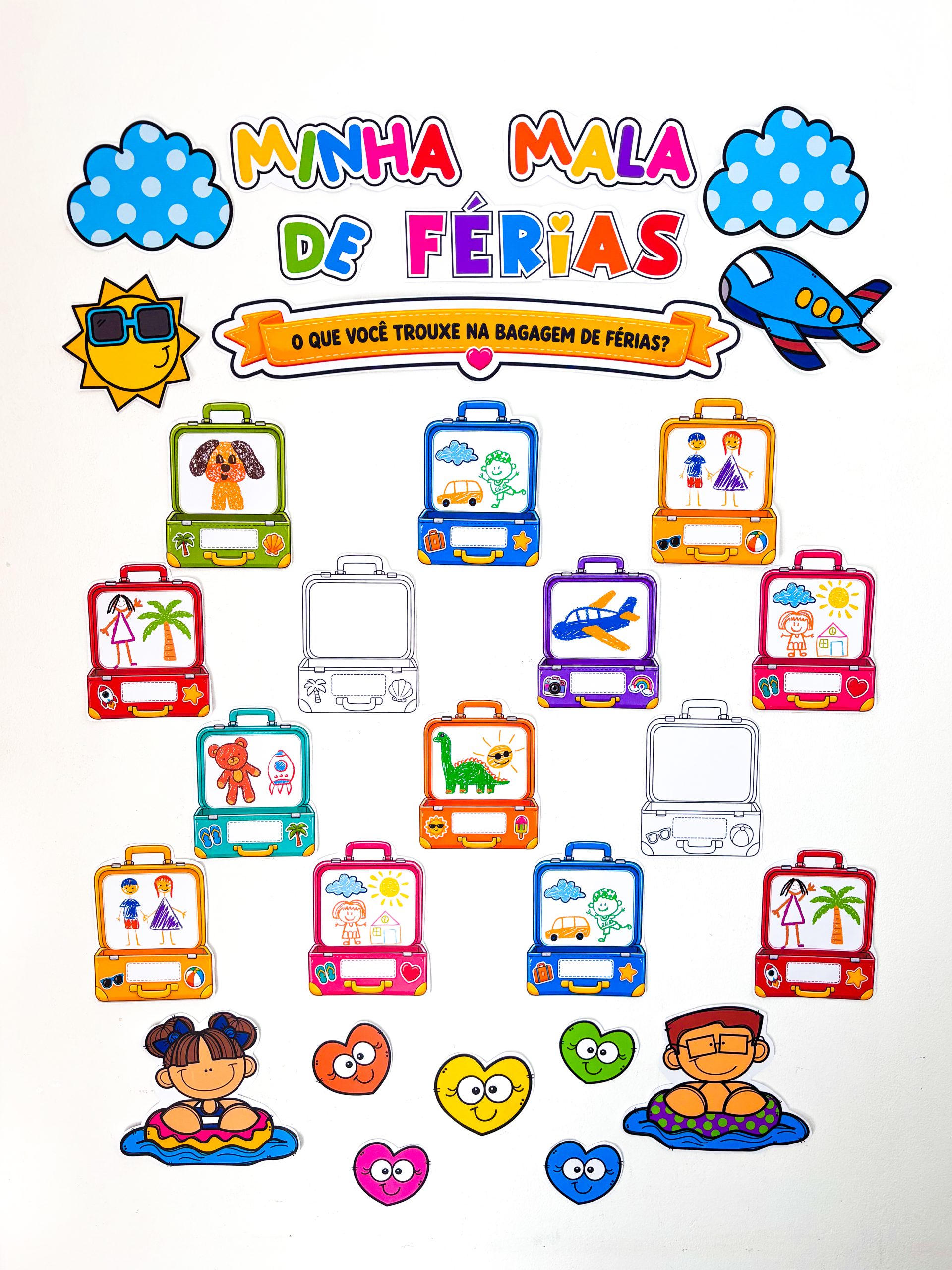Painel interativo: Minha mala de férias