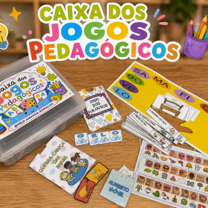 Caixa dos jogos pedagógicos