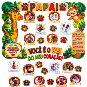 Painel: Papai você é o rei do meu coração
