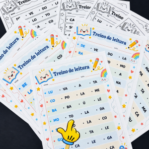 Fichas: Treino de leitura