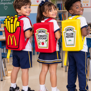 Kit mochilas: Fast Food