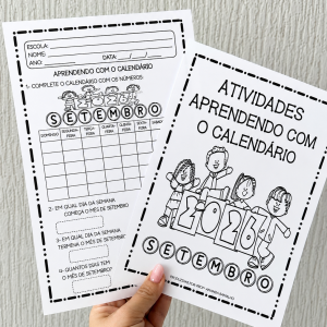 Atividades: Aprendendo com o calendário de setembro