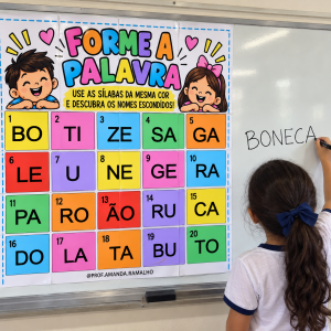 Cartaz: Forme a palavra